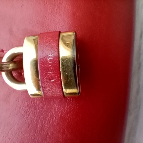 Chloe Paddington Red leather lock & key pre-loved - Picture 8 of 15